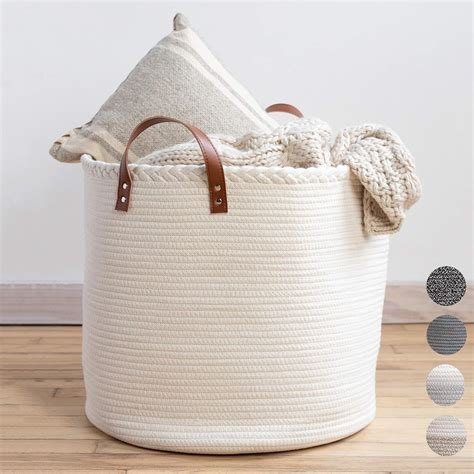 large basket for blankets